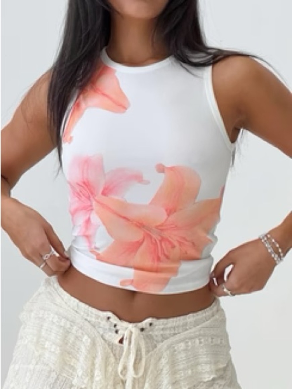 Princess Polly Hibiscus Tank